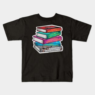 ACOTAR book series set Kids T-Shirt